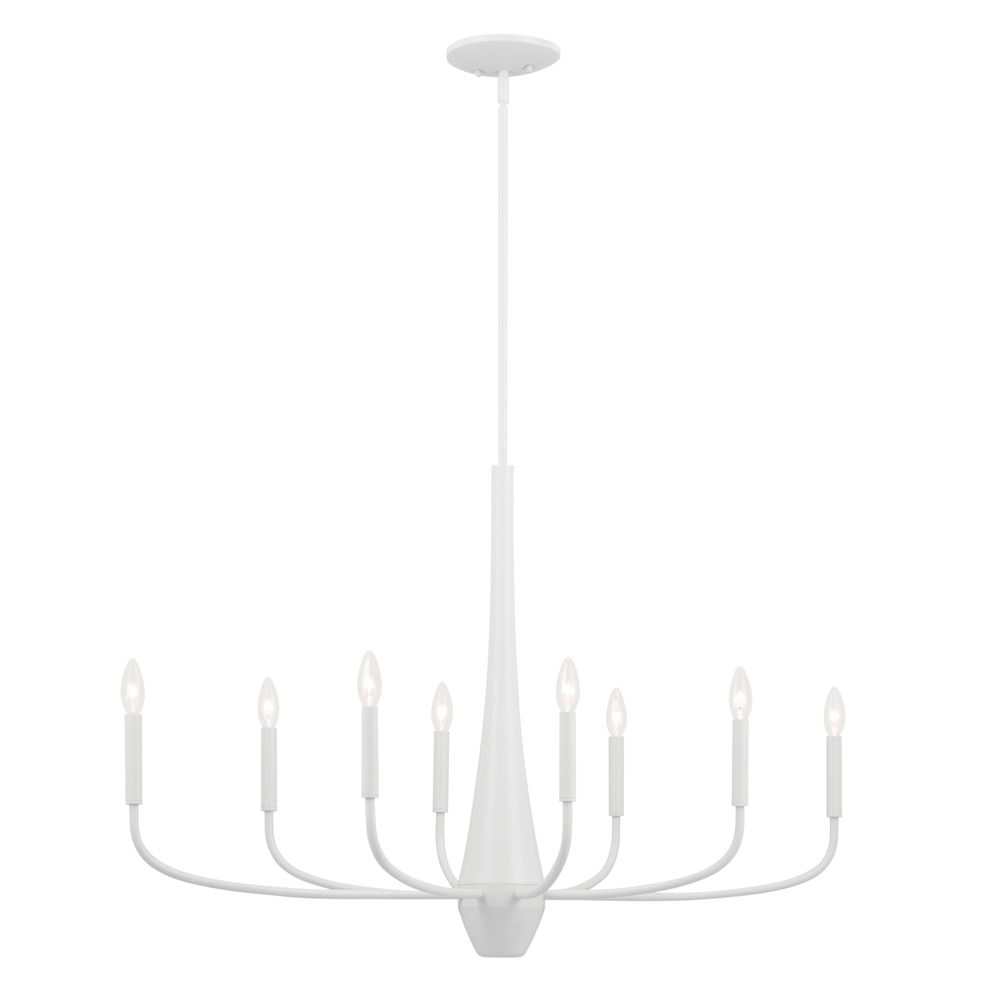 Oval Chandelier 8Lt