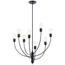 Kichler 52255BK - Chandelier 8Lt