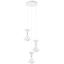 Kichler 84114MWH - Kordan™ 17.25" 3 LED Light Pendant Cluster Matte White