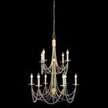 Varaluz 350C10FG - Brentwood 10-Lt 2-Tier Chandelier - French Gold