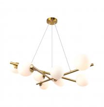 Artcraft AC11979BR - Modena-9-Light Chandelier-Plated Brushed Brass