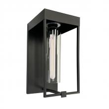 Artcraft AC8891BK - Gardenbrooke-1-Light Outdoor Wall Light-10"-Black