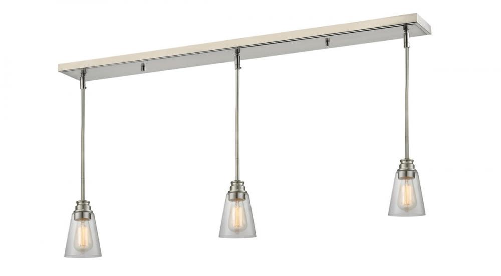 3 Light Linear Chandelier