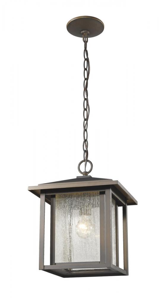 1 Light Outdoor Chain Mount Ceiling Fixture