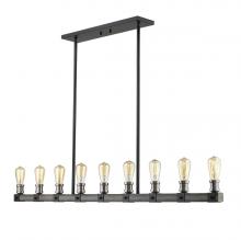 Z-Lite 472-9L-ABB - 9 Light Linear Chandelier