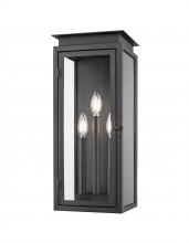 Z-Lite 5018M-BK - 3 Light Outdoor Wall Light