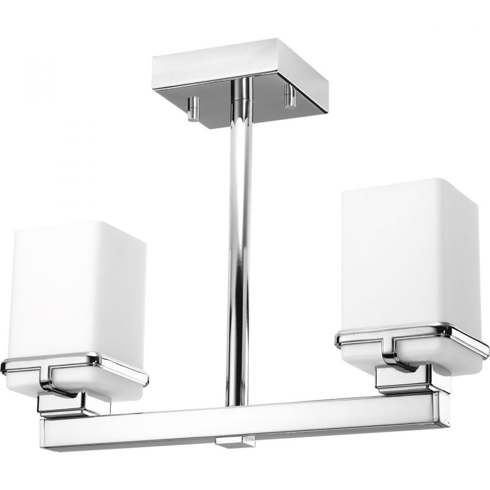 Metric Collection Two-light semi-flush