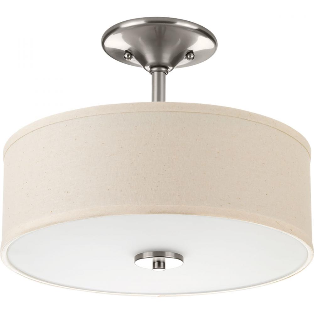 Inspire Collection One-Light 13" LED Semi-Flush Mount