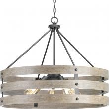 Progress P500090-143 - Gulliver Collection Five-Light Graphite Coastal Pendant Light