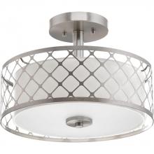 Progress P2332-0930K9 - Mingle LED Collection 14&#34; Semi-Flush Mount