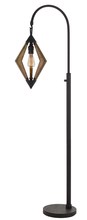 CAL Lighting BO-2856FL - Valence 60W Metal/Pine Wood Down Bridge Floor Lamp (Edison Bulb included)