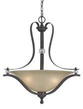 CAL Lighting FX-3530/1P - 60W X 3 Riverton Metal Pendant Fx