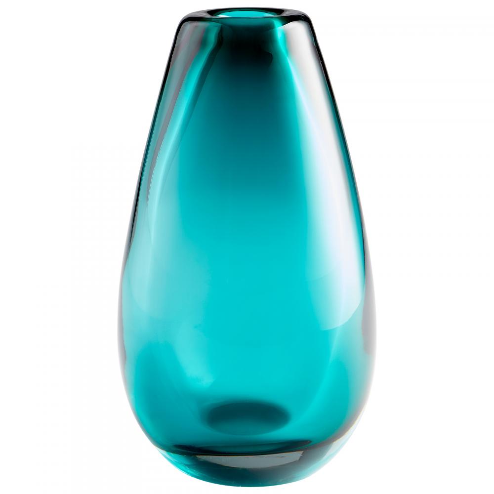 Blown Ocean Vase|Blue-LG