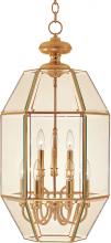 Maxim 60201CLPB - Bound Glass-Entry Foyer Pendant