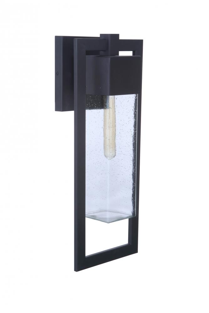 Perimeter 1 Light Small Outdoor Wall Lantern in Midnight