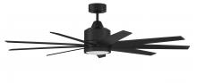 Craftmade CHP60FB9 - 60" Champion Indoor/Outdoor (Damp) in Flat Black w/ Flat Black Blades