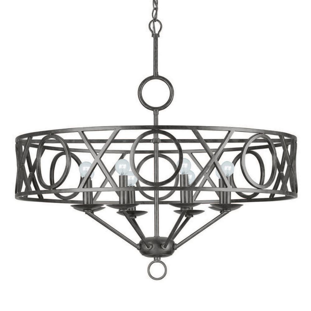 Crystorama Odette 8 Light English Bronze Chandelier