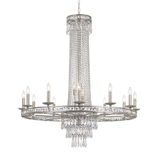 Crystorama 5269-OS-CL-MWP - Mercer 16 Light Crystal Silver Chandelier