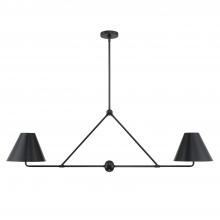 Crystorama XAV-B9307-MK - Xavier 4 Light Matte Black Chandelier