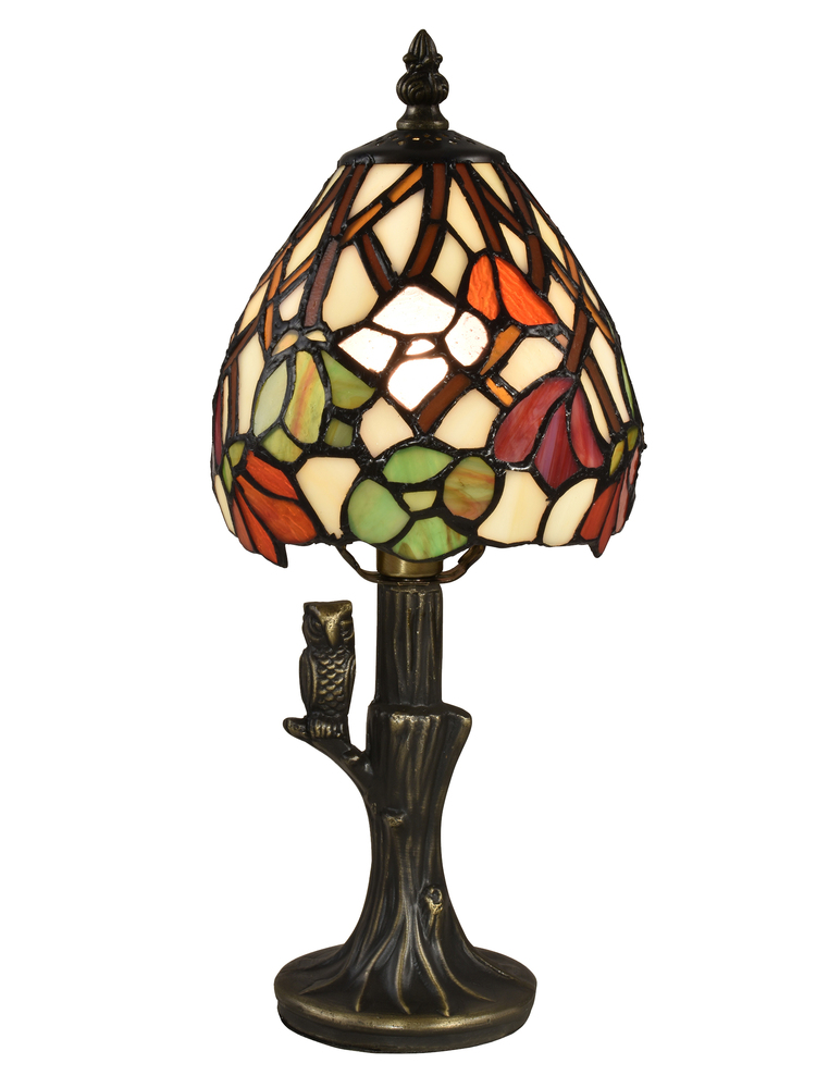 Owl Garden Tiffany Accent Lamp