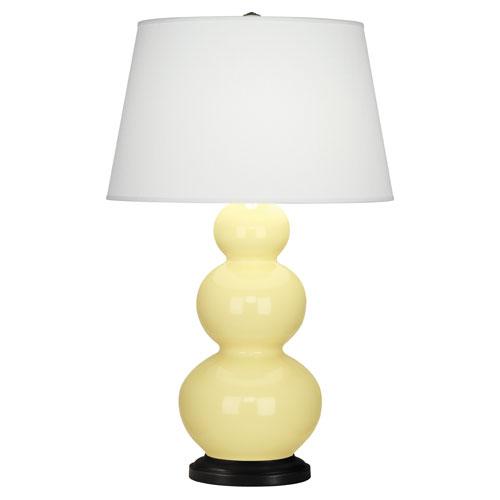 Butter Triple Gourd Table Lamp