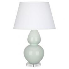  A791X - Celadon Double Gourd Table Lamp