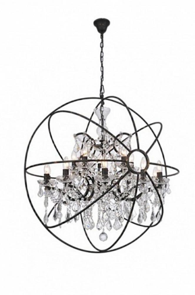 Chandelier Rustic Brozne