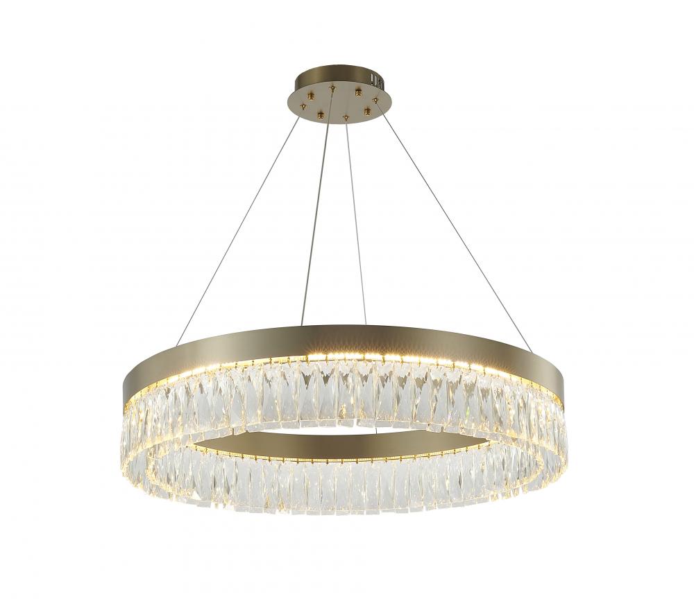 LED Chandelier Gold