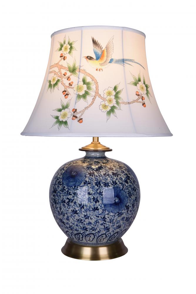 Table Lamp Blue& White