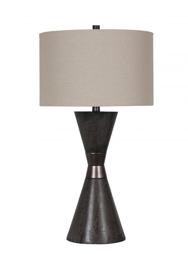 Table Lamp Dark Walnut