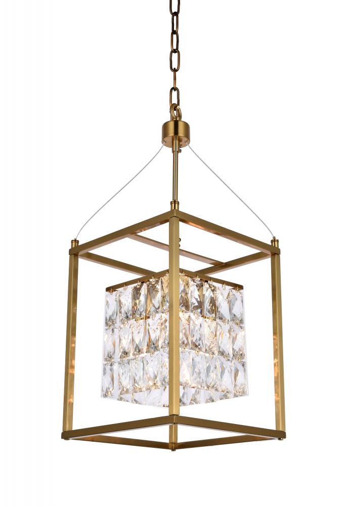 Chandelier Antique Brass