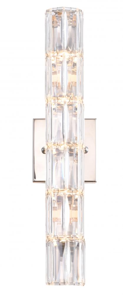 Wall Sconce Metal & Crystal