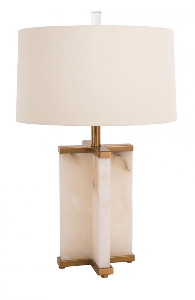 Table Lamp Gold & white