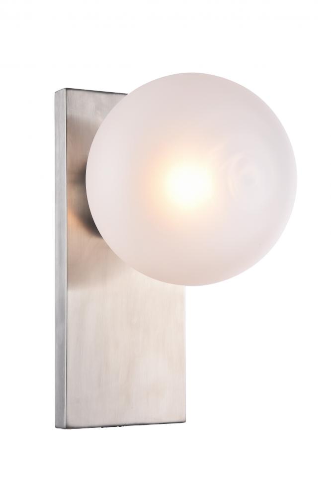 Wall Sconce Shiny Nickel