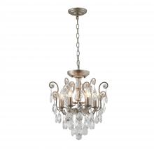 Bethel International BET61XPEW - Chandelier Metal & Crystal