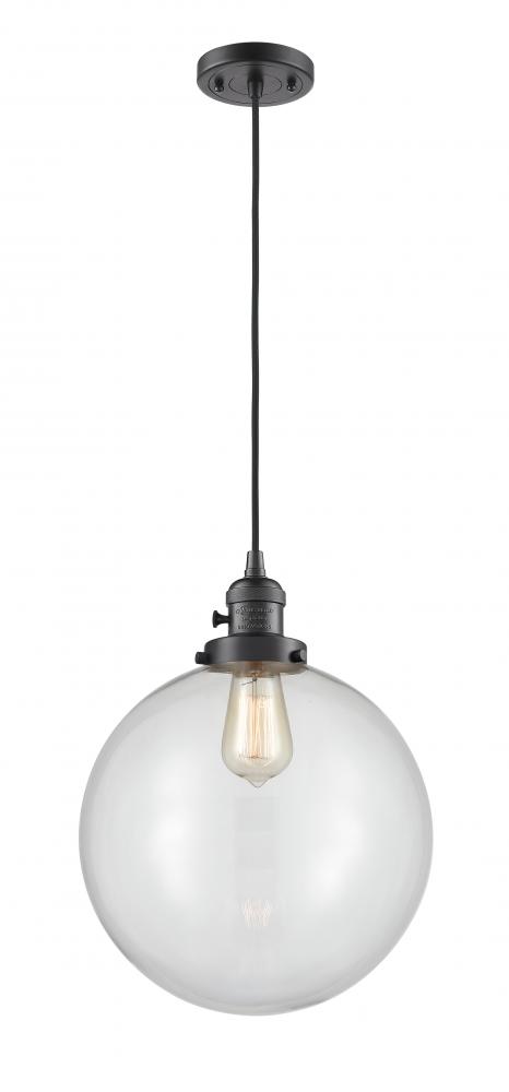 Beacon - 1 Light - 12 inch - Oil Rubbed Bronze - Cord hung - Mini Pendant