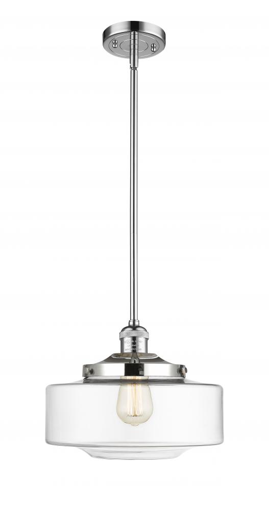 Bridgeton - 1 Light - 12 inch - Polished Chrome - Stem Hung - Mini Pendant