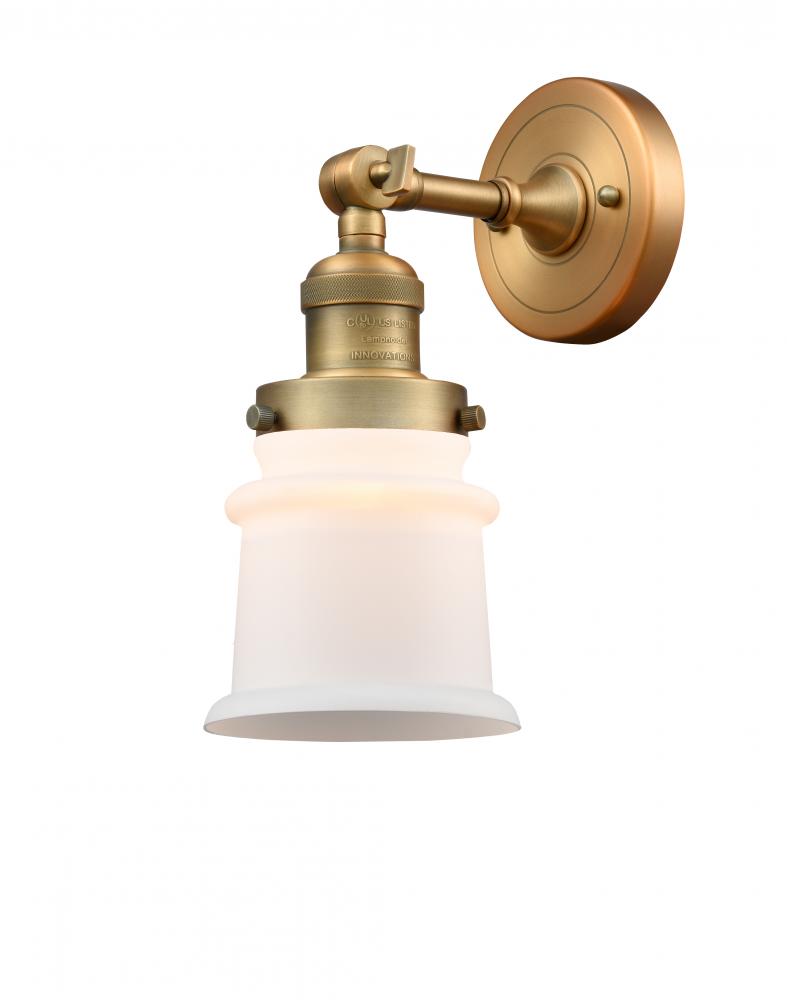 Canton - 1 Light - 5 inch - Brushed Brass - Sconce