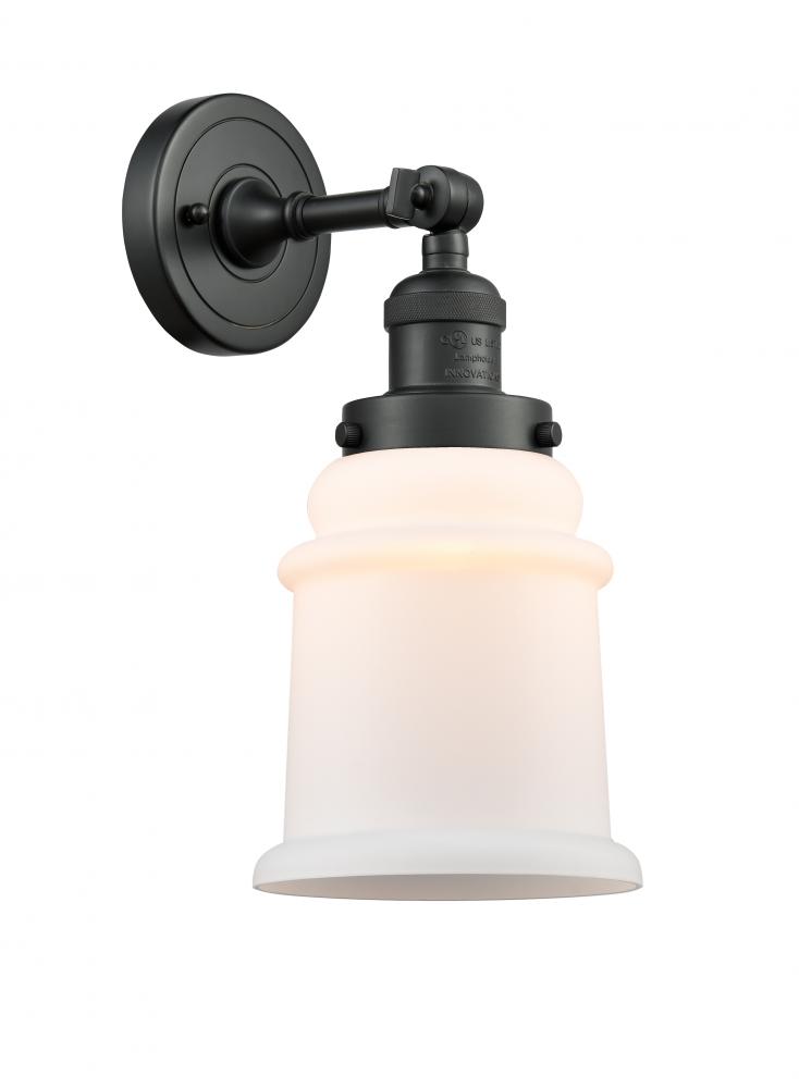 Canton - 1 Light - 7 inch - Matte Black - Sconce