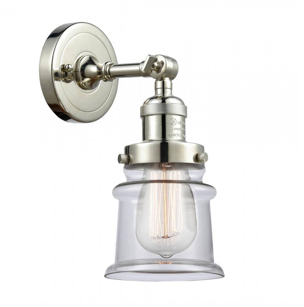 Canton - 1 Light - 5 inch - Polished Nickel - Sconce