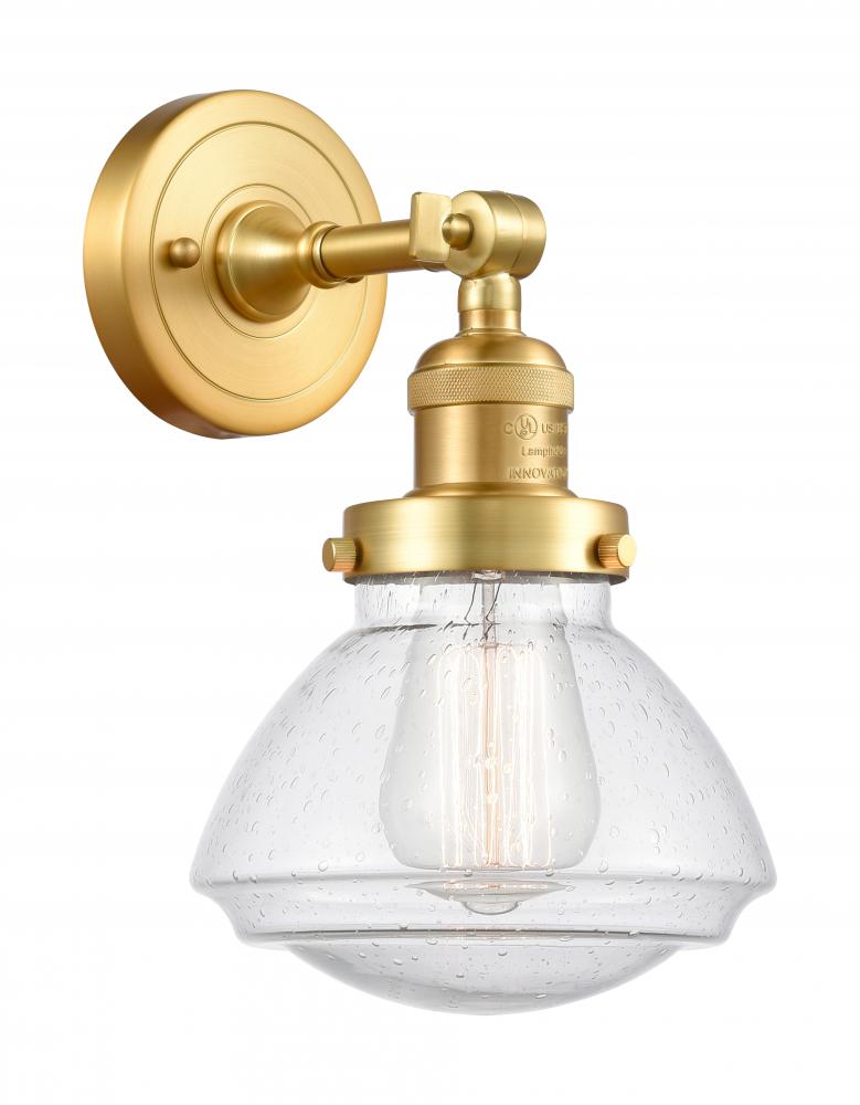 Olean - 1 Light - 7 inch - Satin Gold - Sconce