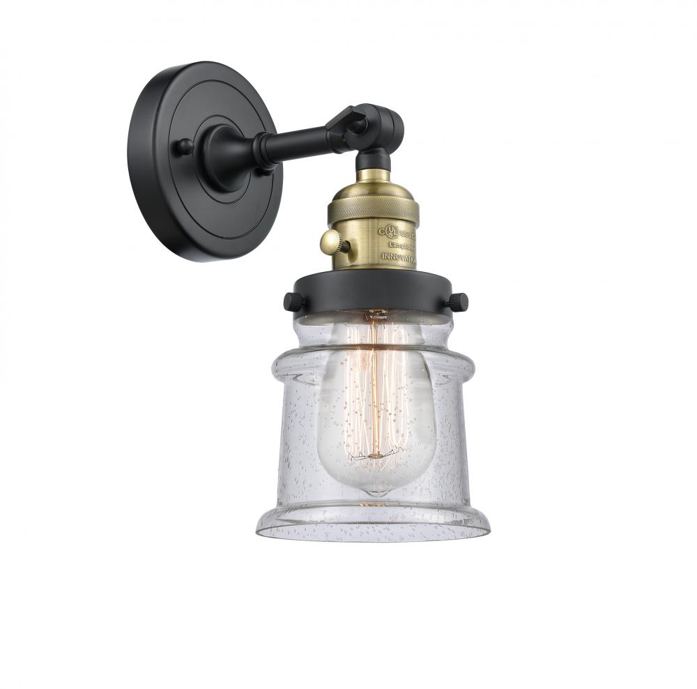 Canton - 1 Light - 5 inch - Black Antique Brass - Sconce