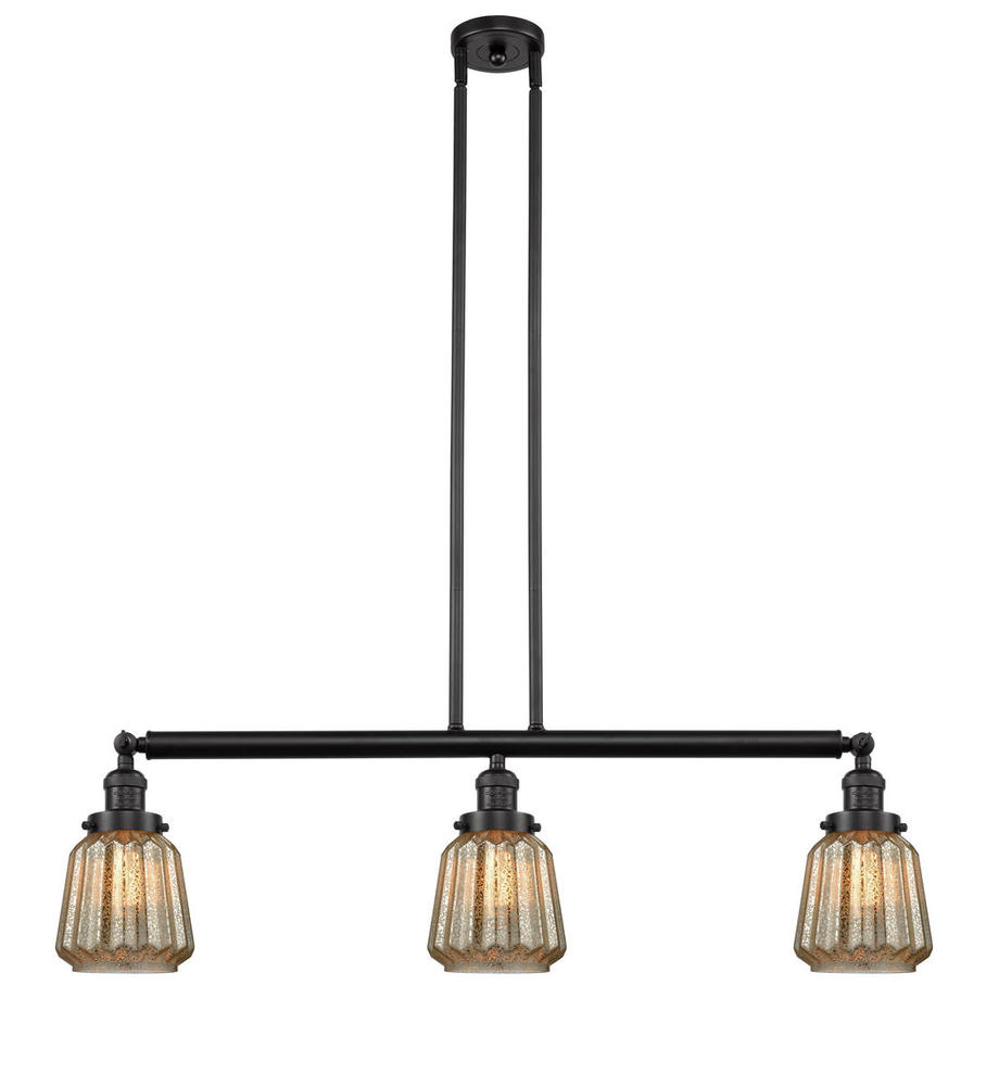 Chatham - 3 Light - 39 inch - Oil Rubbed Bronze - Stem Hung - Island Light