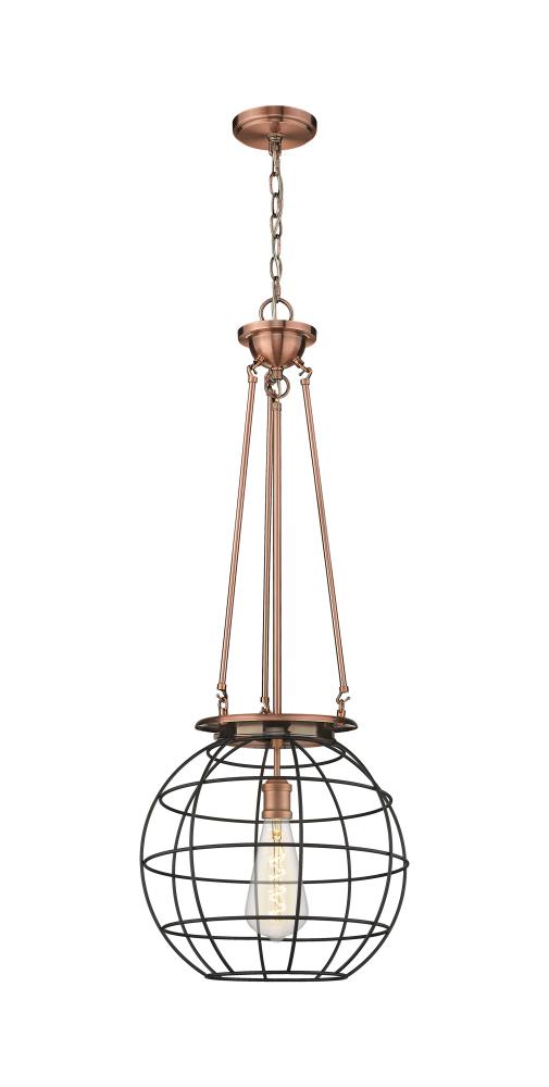 Beacon - 1 Light - 16 inch - Antique Copper - Chain Hung - Pendant