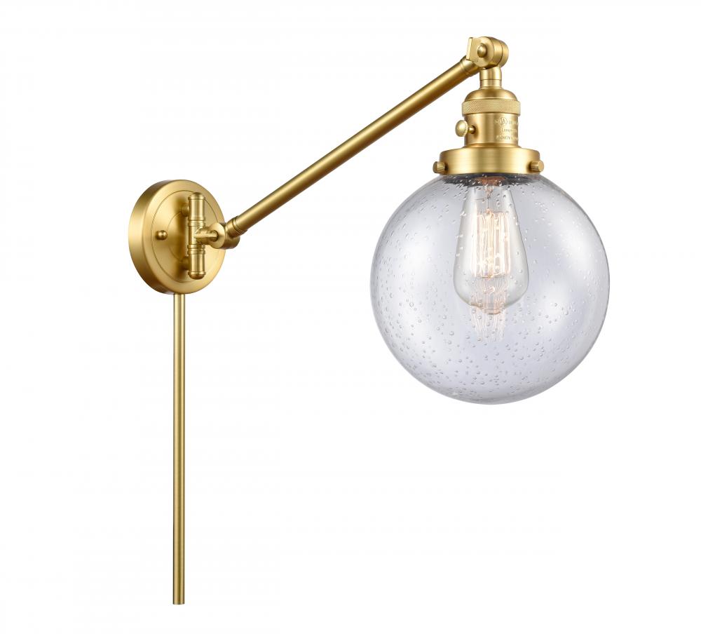 Beacon - 1 Light - 8 inch - Satin Gold - Swing Arm