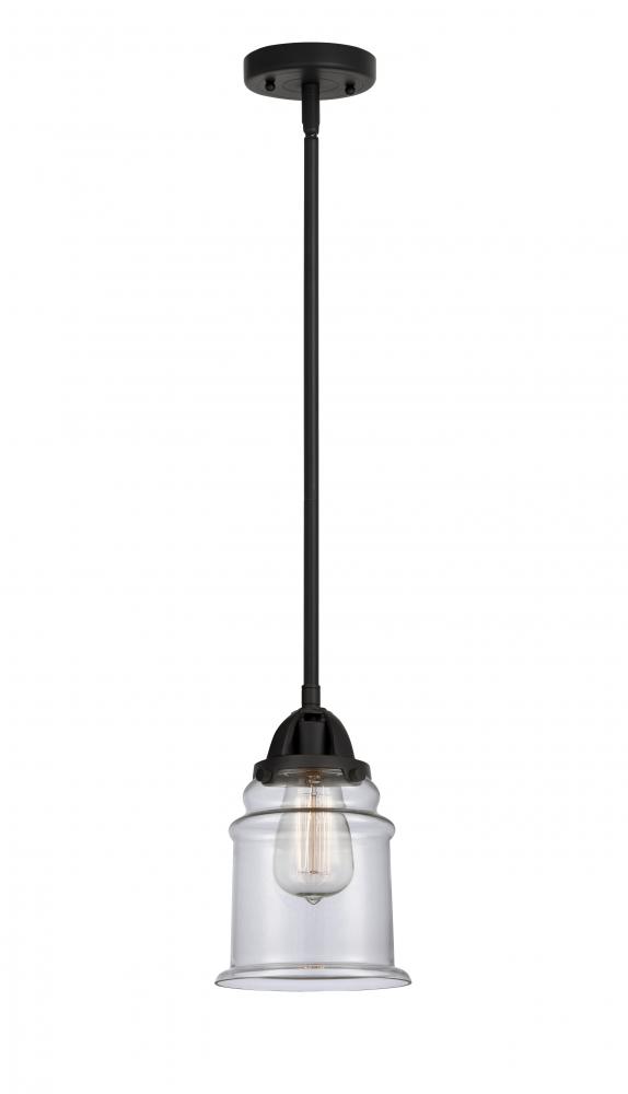 Canton - 1 Light - 6 inch - Matte Black - Cord hung - Mini Pendant