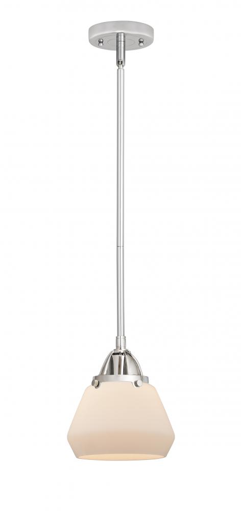 Fulton - 1 Light - 7 inch - Polished Chrome - Cord hung - Mini Pendant