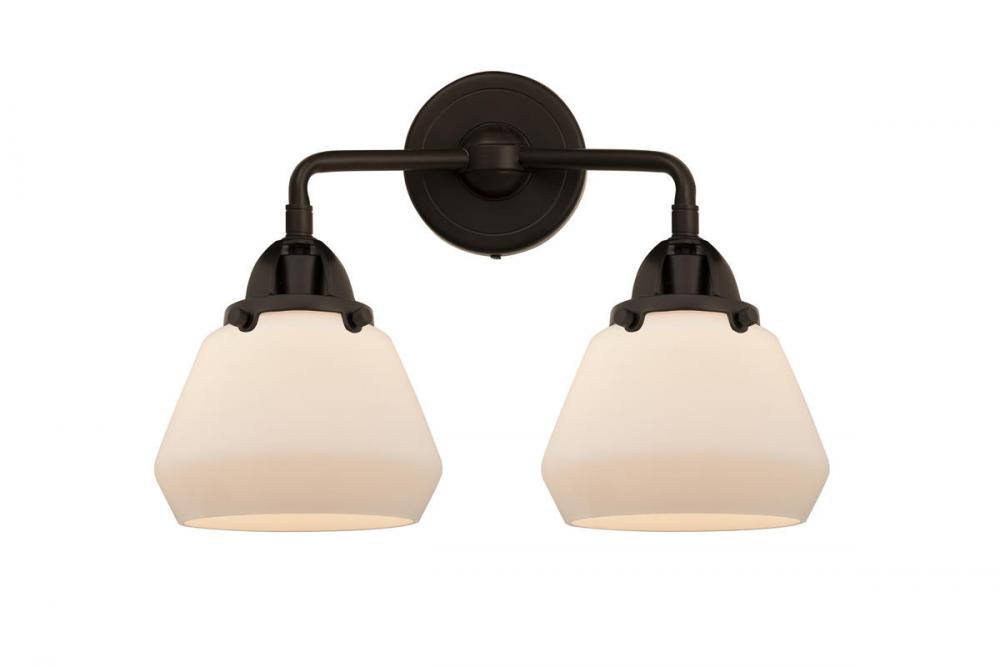 Fulton - 2 Light - 15 inch - Oil Rubbed Bronze - Bath Vanity Light