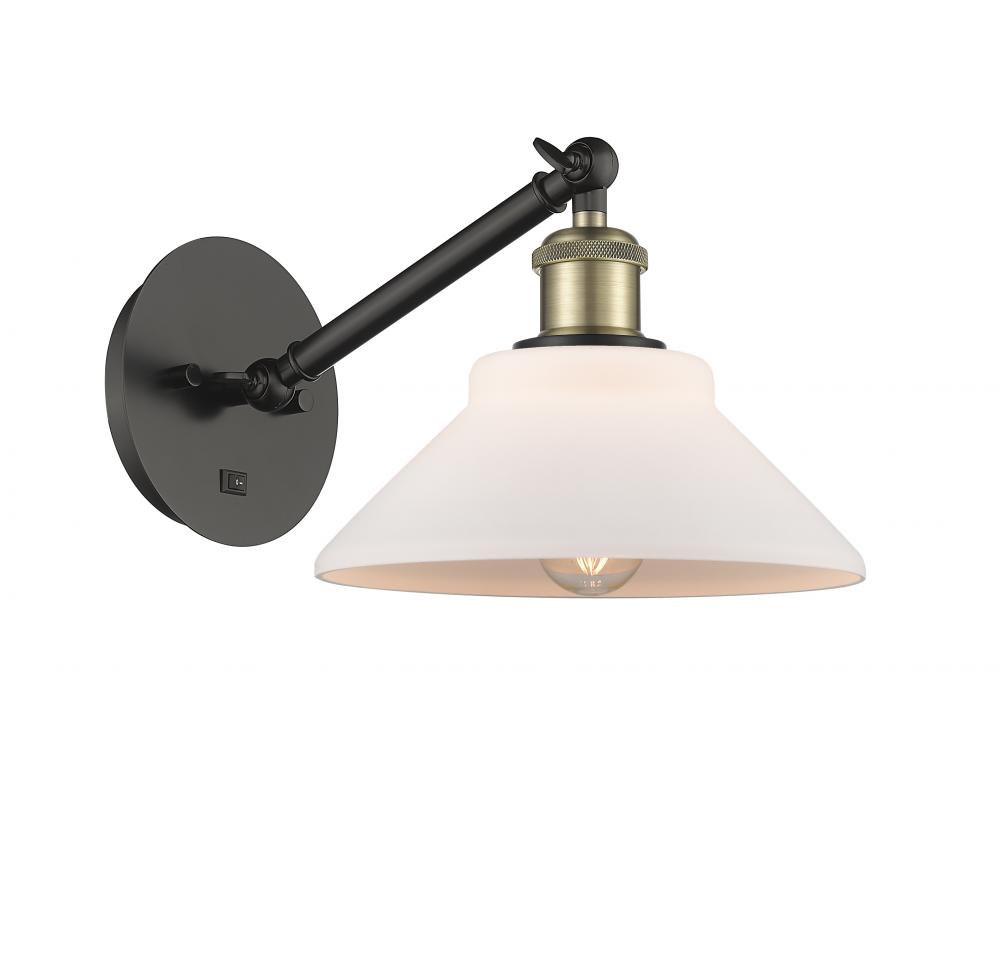 Orwell - 1 Light - 8 inch - Black Antique Brass - Sconce