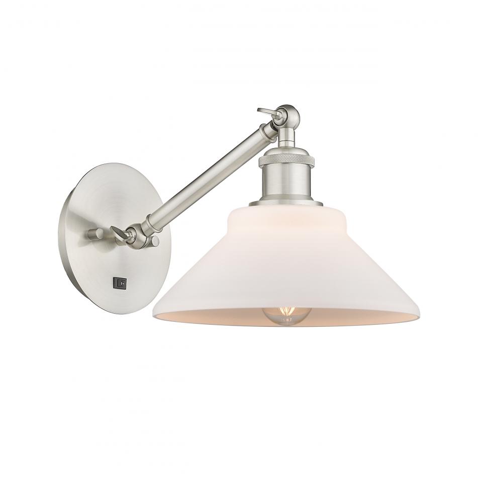 Orwell - 1 Light - 8 inch - Brushed Satin Nickel - Sconce